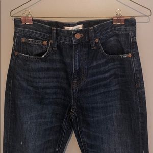 Madewell Straight Leg Crop Jeans